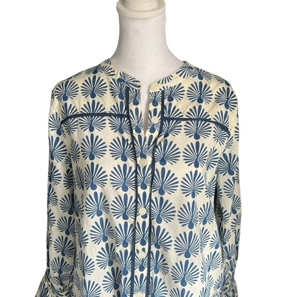 Porridge x Anthropologie - Whimsy Buttondown Shirt Blouse Sz S - Picture 6 of 10